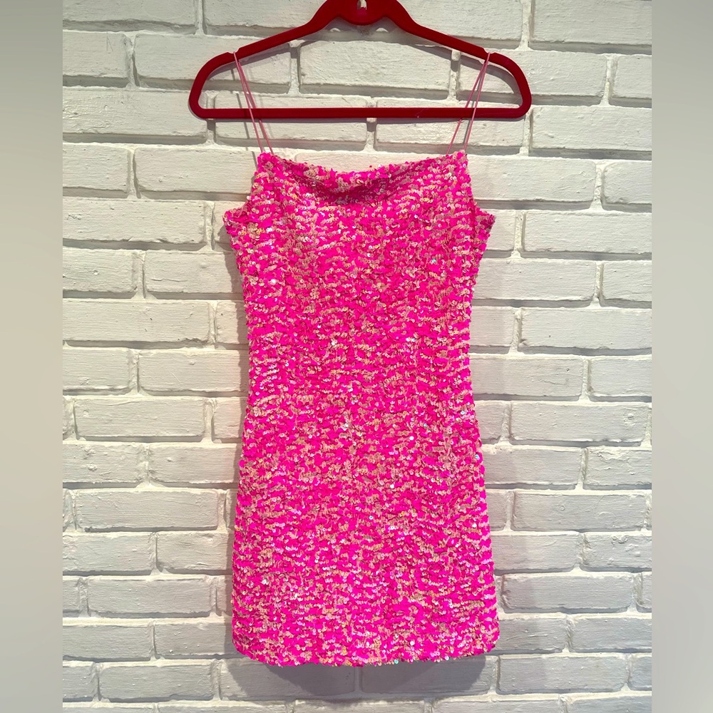 Barbie pink Sparkle dress